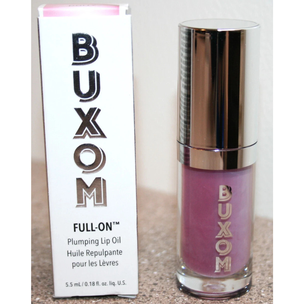 Buxom Full-On Plumping Lip Oil DOLLY pink mauve Full Size Boxed NEW